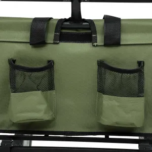 Ak furniture Zahradní vozík TYRS 145L zelený