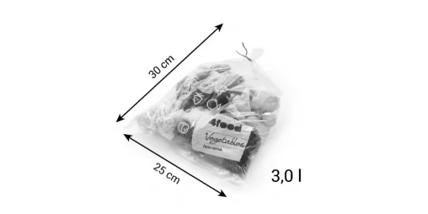 Tescoma Vrecká do mrazničky 4FOOD 25 x 30 cm, 3 l, 40 ks