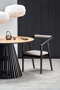 HALMAR Konferenčný stolík MIYAKI 120 cm prírodný dub/čierny