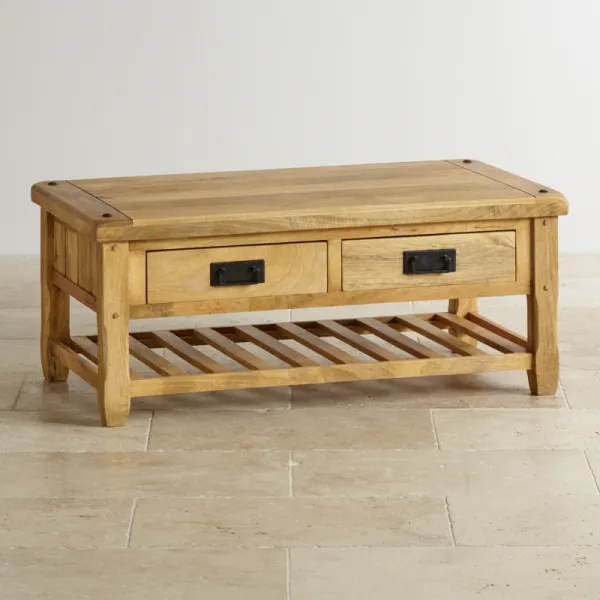 indickynabytok.sk - Konferenčný stolík Devi 110x45x60 indický masív mango