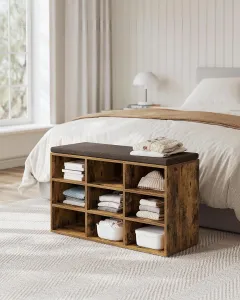 SONGMICS Botník Vasagle Endersen 78,5 cm hnědý/černý