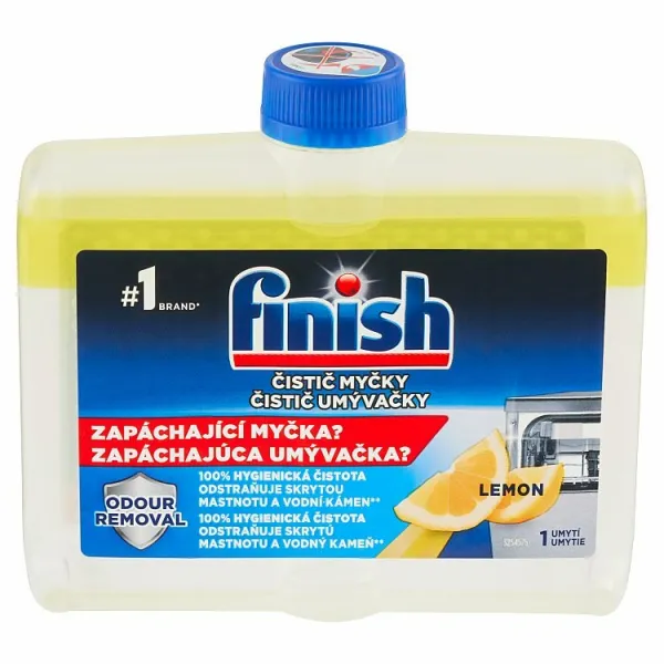 Finish čistič do umývačky riadu 250 ml Lemon