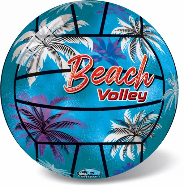 STAR TOYS - Volejbalová plážová lopta Beach Volley 2farby 21cm - modrá