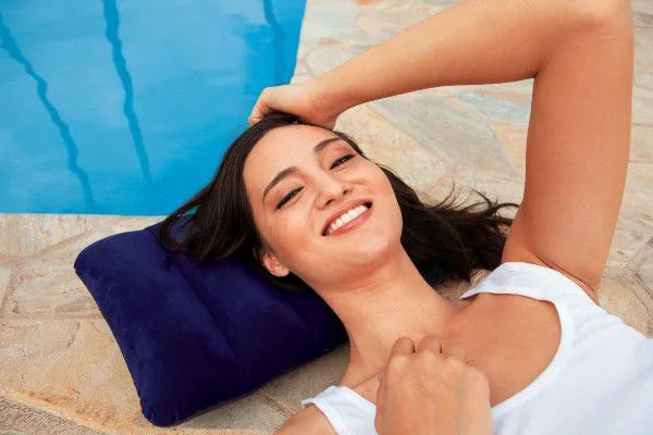 Nafukovací vankúš Intex Pillow 68672 modrý