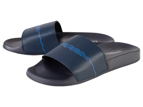 Livergy® Pánske šľapky (46, navy modrá)