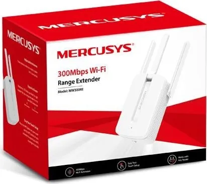 MERCUSYS MW300RE WiFi4 Extender/Repeater (N300,2,4GHz)