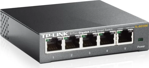 TP-Link Easy Smart switch TL-SG105E (5xGbE, fanless)