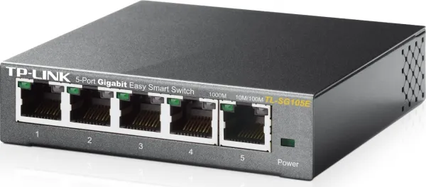 TP-Link Easy Smart switch TL-SG105E (5xGbE, fanless)