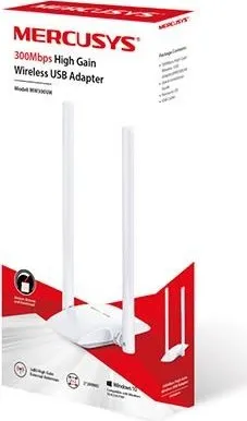MERCUSYS MW300UH [Bezdrôtový adaptér USB s vysokým ziskom a rýchlosťou 300 Mb/s]