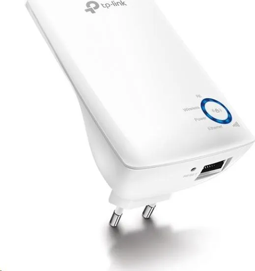Wireless N Range Extender TP-LINK TL-WA850RE 300Mbps, Wall Mount, 2.4GHz, 300Mbps, 802.11b/g/n; 2x interná anténa
