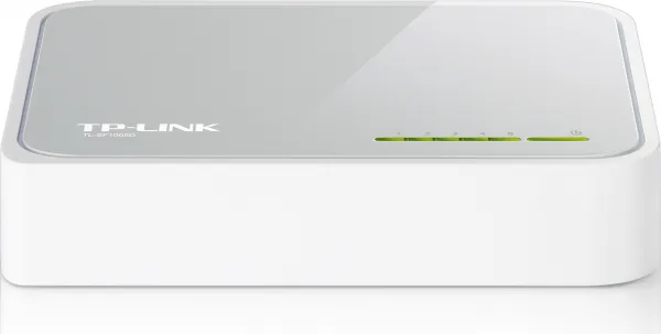 Mini Desktop Switch 5-port 10/100M TP-LINK TL-SF1005D, 5x 10/100M RJ45 ports, Plastic case