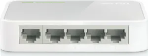 Mini Desktop Switch 5-port 10/100M TP-LINK TL-SF1005D, 5x 10/100M RJ45 ports, Plastic case