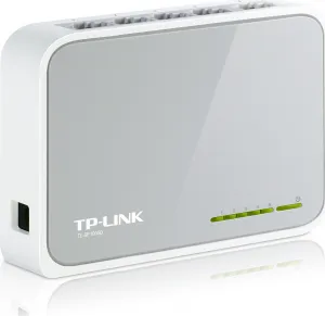 Mini Desktop Switch 5-port 10/100M TP-LINK TL-SF1005D, 5x 10/100M RJ45 ports, Plastic case