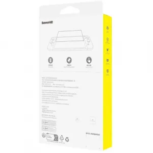 Baseus Crystal Tempered Glass for Nintendo Switch 2019 with Mounting Kit, Transparent (P6001205K201-00)