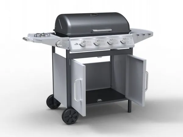 Cattara Plynový pojízdný gril Master Cheef, 133 x 98 x 51 cm