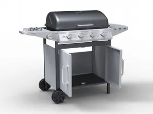 Cattara Plynový pojízdný gril Master Cheef, 133 x 98 x 51 cm