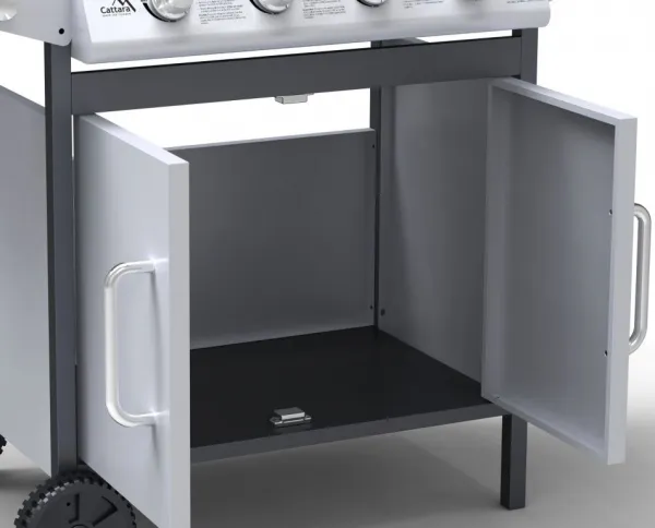 Cattara Plynový pojízdný gril Master Cheef, 133 x 98 x 51 cm