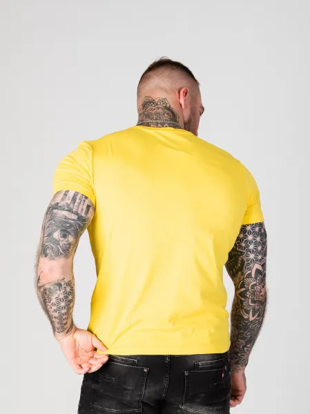Pánske tričko CIPO & BAXX CT735 YELLOW Farba: Žltá, Konfekčná veľkosť: XL