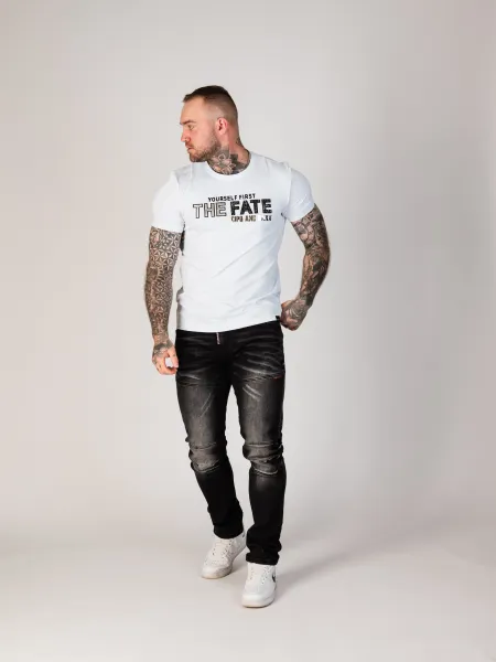 Pánske tričko CIPO & BAXX CT735 WHITE Farba: Biela, Konfekčná veľkosť: M