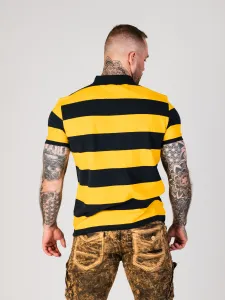 Pánske tričko CIPO & BAXX CT741 NAVYBLUE-YELLOW Farba: Žltá, Konfekčná veľkosť: M