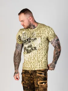 Pánske tričko CIPO & BAXX CT782 BEIGE Farba: Béžová, Konfekčná veľkosť: XL