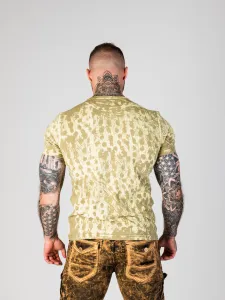 Pánske tričko CIPO & BAXX CT782 BEIGE Farba: Béžová, Konfekčná veľkosť: XL