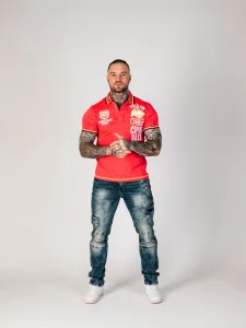 Pánske tričko CIPO & BAXX CT738 PINK Farba: Ružová, Konfekčná veľkosť: M