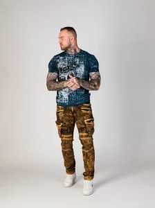 Pánske tričko CIPO & BAXX CT782 SAXEBLUE Farba: Modrá, Konfekčná veľkosť: S