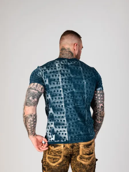 Pánske tričko CIPO & BAXX CT782 SAXEBLUE Farba: Modrá, Konfekčná veľkosť: S