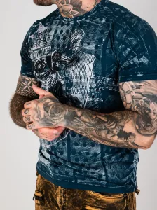 Pánske tričko CIPO & BAXX CT782 SAXEBLUE Farba: Modrá, Konfekčná veľkosť: S