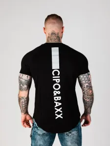 Pánske tričko CIPO & BAXX CT776 BLACK Farba: Čierna, Konfekčná veľkosť: S