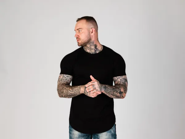 Pánske tričko CIPO & BAXX CT776 BLACK Farba: Čierna, Konfekčná veľkosť: S