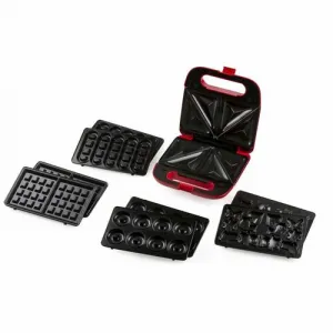 DOMO DO9242W vaflovač 5v1, červená
