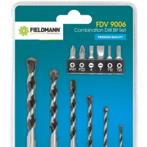 Sada vrtákov a bitov do muriva FIELDMANN FDV 9006 12ks