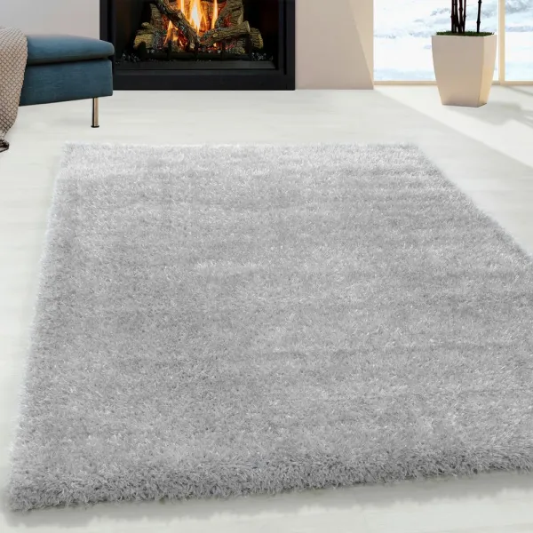 Ayyildiz koberce Kusový koberec Brilliant Shaggy 4200 Silver - 80x250 cm
