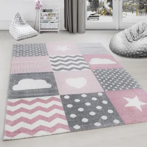 Ayyildiz koberce Kusový koberec Kids 620 pink - 80x150 cm