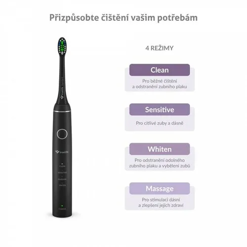 TrueLife Sonická kefka SonicBrush Compact Black
