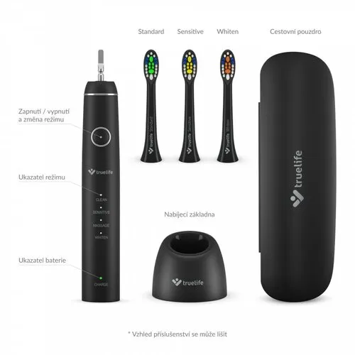 TrueLife Sonická kefka SonicBrush Compact Black