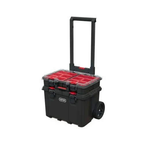 Box Keter® 250927 Stack´n´roll mobilný systém, 525x411x694 mm, na náradie