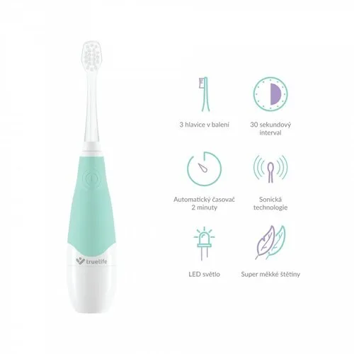 TrueLife SonicBrush Baby G Sonická kefka tyrkysová