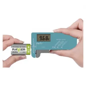 EMOS Univerzálny tester batérií (AA, AAA, C, D, 9V, gombíkových)