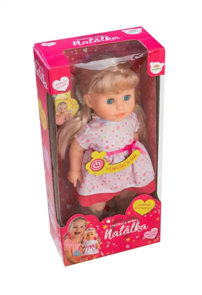 CreativeToys Slovensky Hovoriaca a Chodiaca Bábika Zuzka