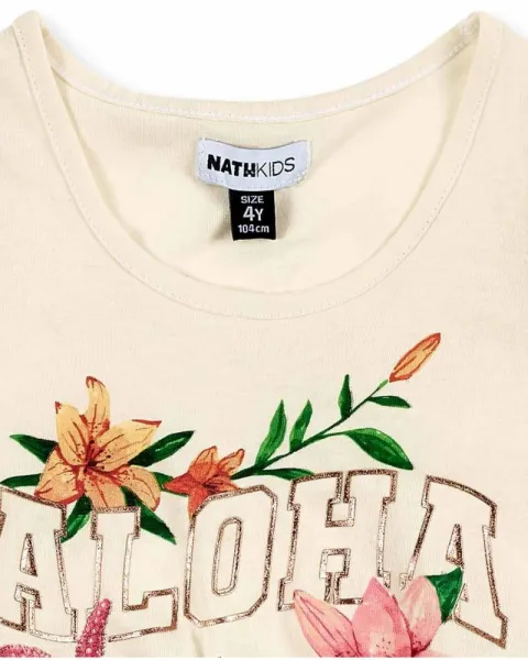 nath kids Dievčenské trielko kvety Veľkosť: 122