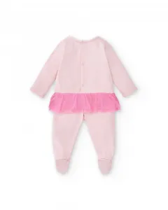 TUC TUC Dievčenský overal pink Veľkosť: 3-6 m