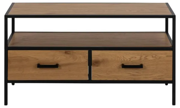 Actona TV stolík Seaford divoký dub/ čierny