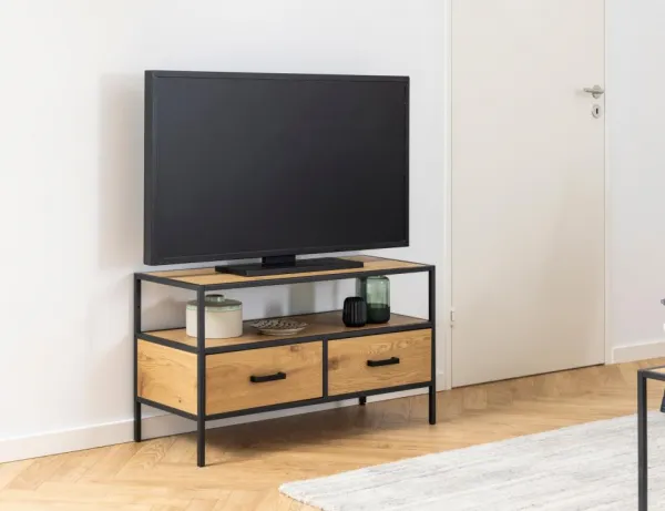 Actona TV stolík Seaford divoký dub/ čierny