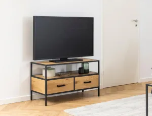 Actona TV stolík Seaford divoký dub/ čierny