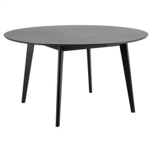 Actona Okrúhly jedálenský stôl 140 cm Roxby čierny