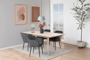 Actona Kreslo Enilla II tmavosivé