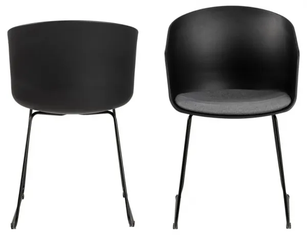Actona Designová stolička Moon čierna
